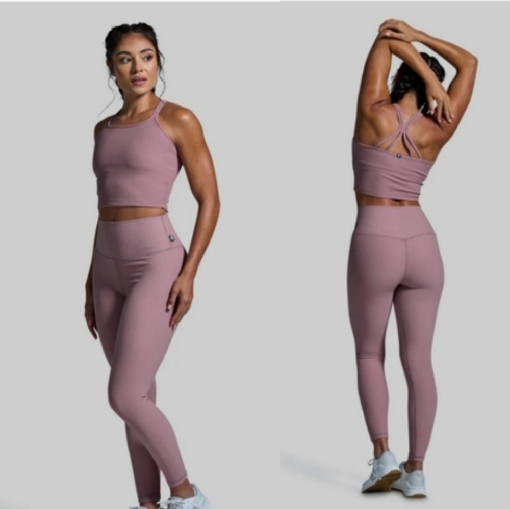 Matching Set Born Primitive Limitless Ribbed Crop… - image 1